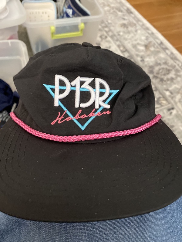 RSVLTS P13R Hoboken Snapback Hat in Black — front view