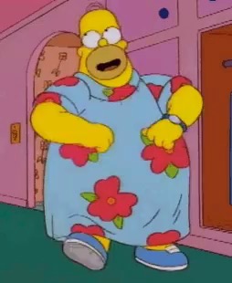 RSVLTS Homer’s Muumuu All-Day Polo in Blue — detail 2