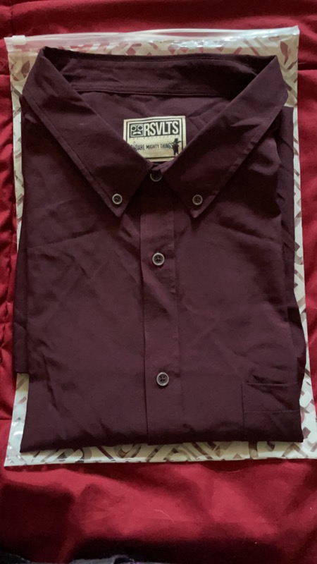 RSVLTS whitewall KUNUFLEX Short Sleeve Shirt in Purple — front view