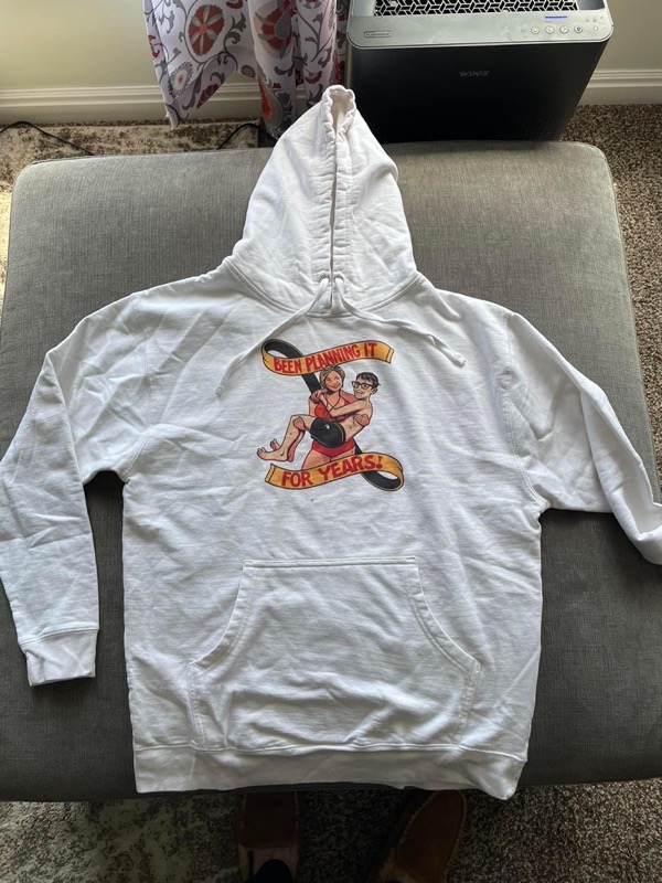 RSVLTS Been Planning It For Years Performance Hoodie — front view
