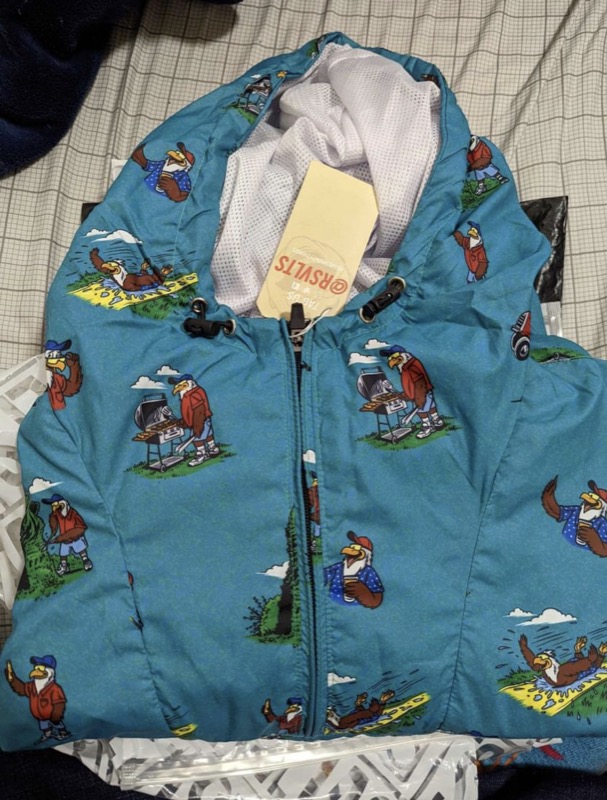 RSVLTS Dads of a Feather Anorak Pullover Jacket — front view