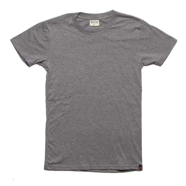 RSVLTS The World’s Most Comfortable T-Shirt Crewneck Tee in Heather Royal Blue — detail 2