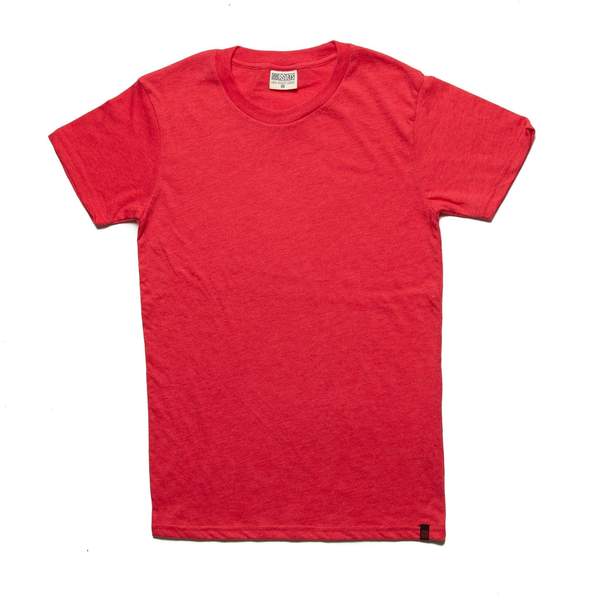 RSVLTS The World’s Most Comfortable T-Shirt Crewneck Tee in Heather Royal Blue — detail 4