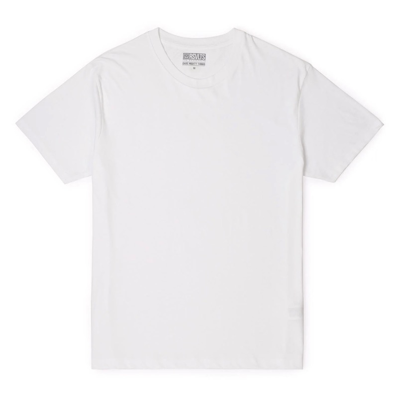 RSVLTS The World’s Most Comfortable T-Shirt Crewneck Tee in Heather Royal Blue — detail 7