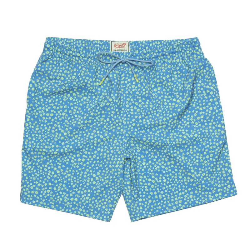RSVLTS Sunday’s Best Hybrid Shorts in Blue — front view