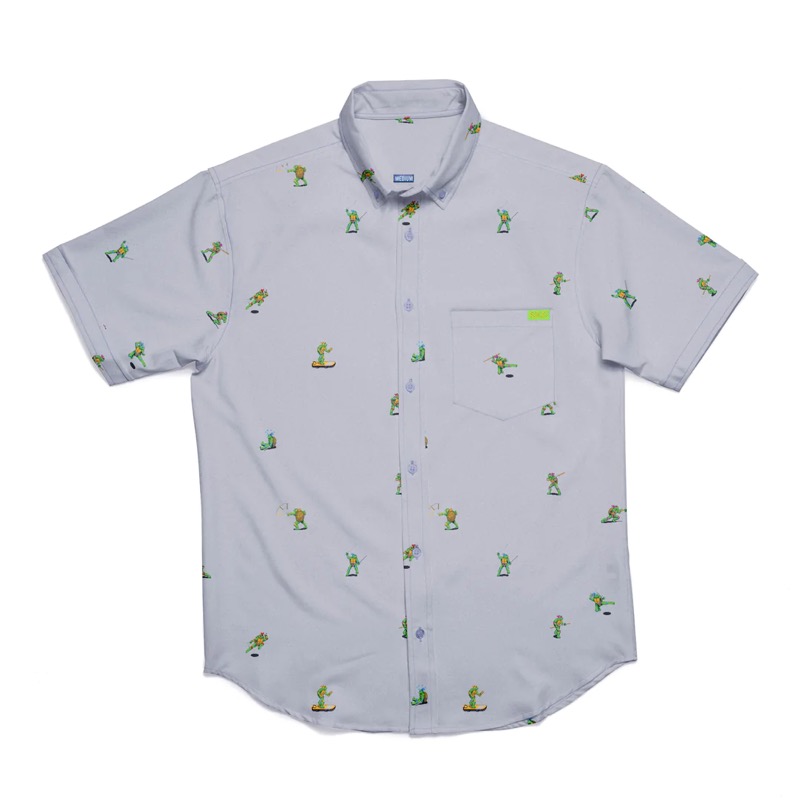RSVLTS Choose Your Turtle KUNUFLEX Short Sleeve Shirt — front view