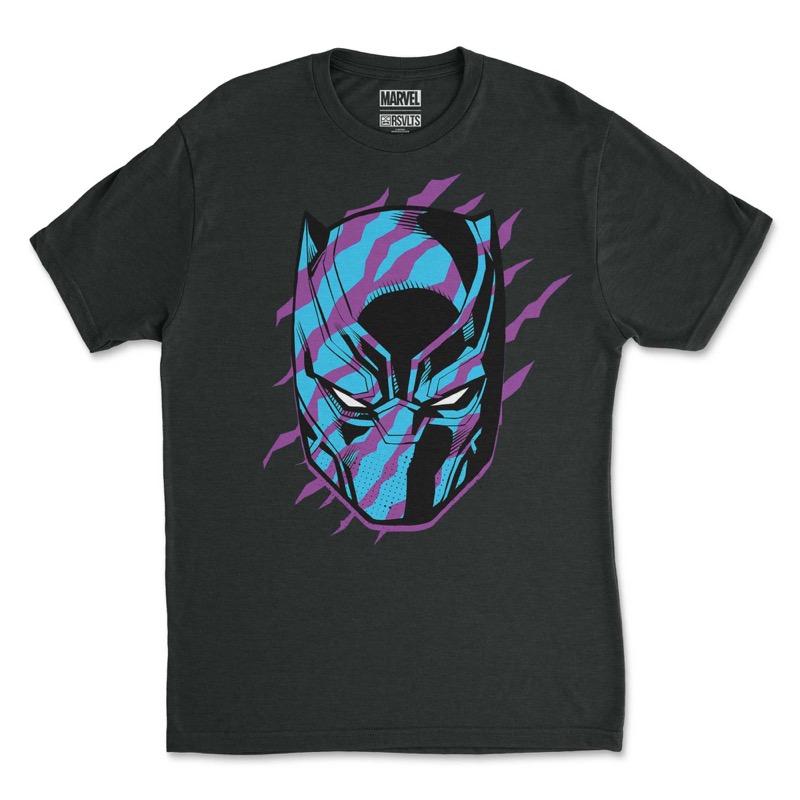RSVLTS Tribal Chief Crewneck Tee in Black — front view