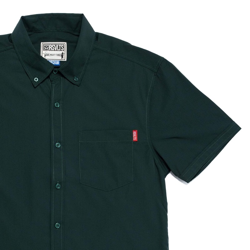 RSVLTS RSVLTS Brian Pandana KUNUFLEX Short Sleeve Shirt — front view