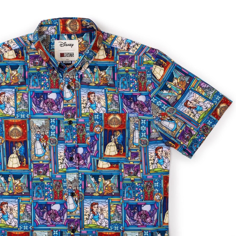 RSVLTS The Inventor’s Daughter KUNUFLEX Short Sleeve Shirt in Multicolor — front view
