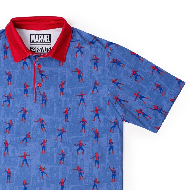 RSVLTS The Meme All-Day Polo in Blue — front view