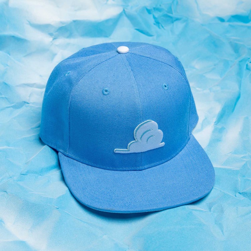 RSVLTS Andy’s Room Snapback Hat in Blue — front view