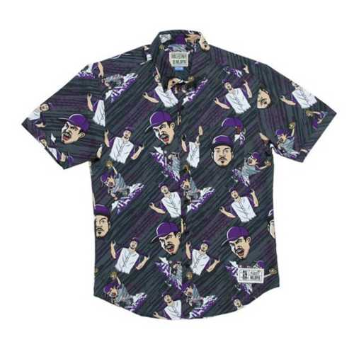 RSVLTS Nolan Arenado KUNUFLEX Short Sleeve Shirt in Black — front view