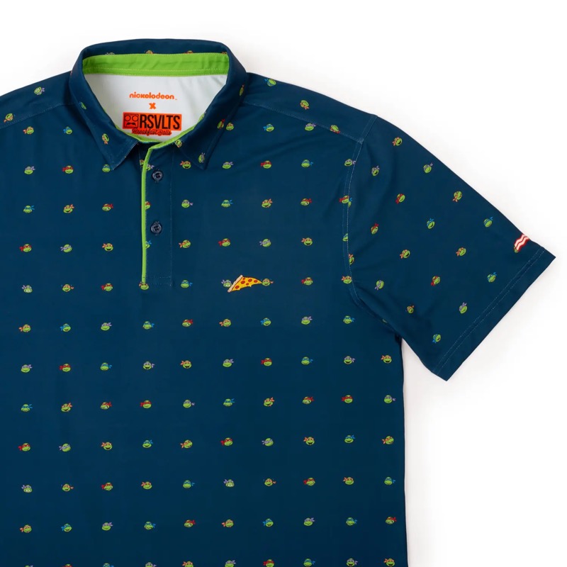 RSVLTS Lil’ Turts All-Day Polo in Blue — front view