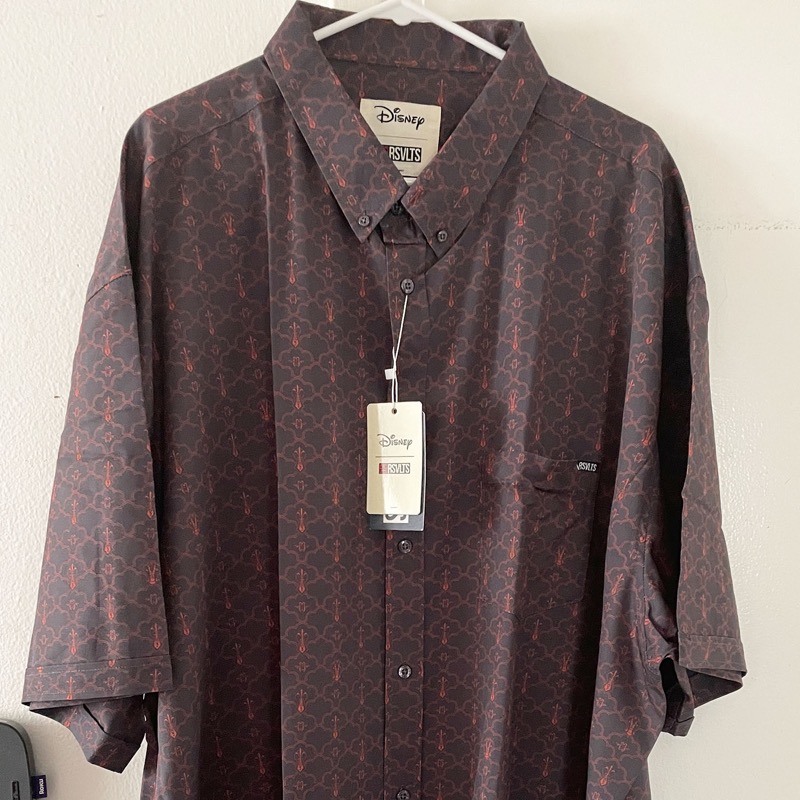 RSVLTS The Villainous Vizier KUNUFLEX Short Sleeve Shirt in Black — front view