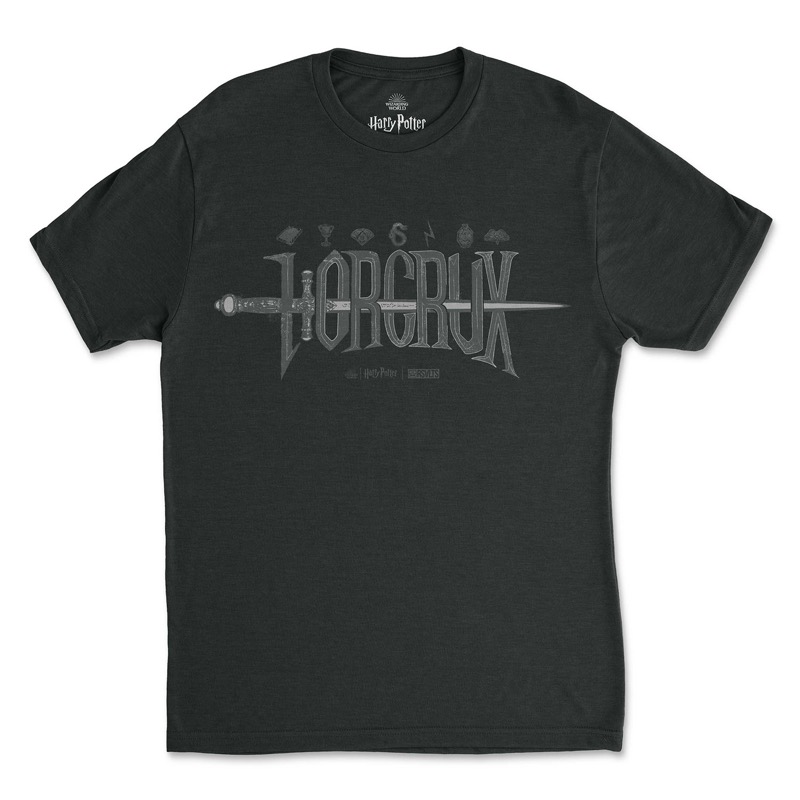 RSVLTS Horcrux Crewneck Tee in Black — front view