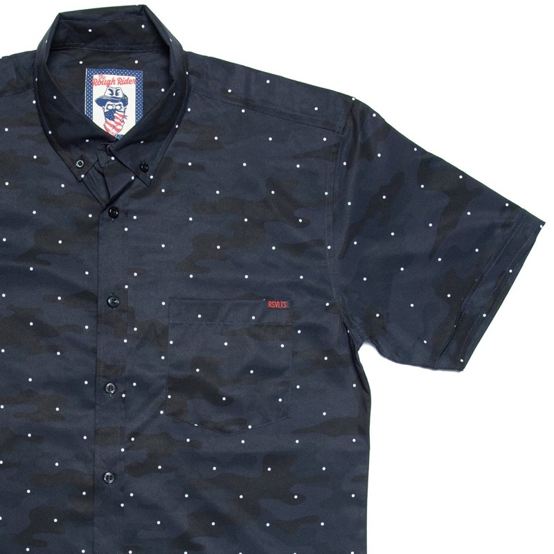 RSVLTS The Rough Rider Bandana in Blue — front view
