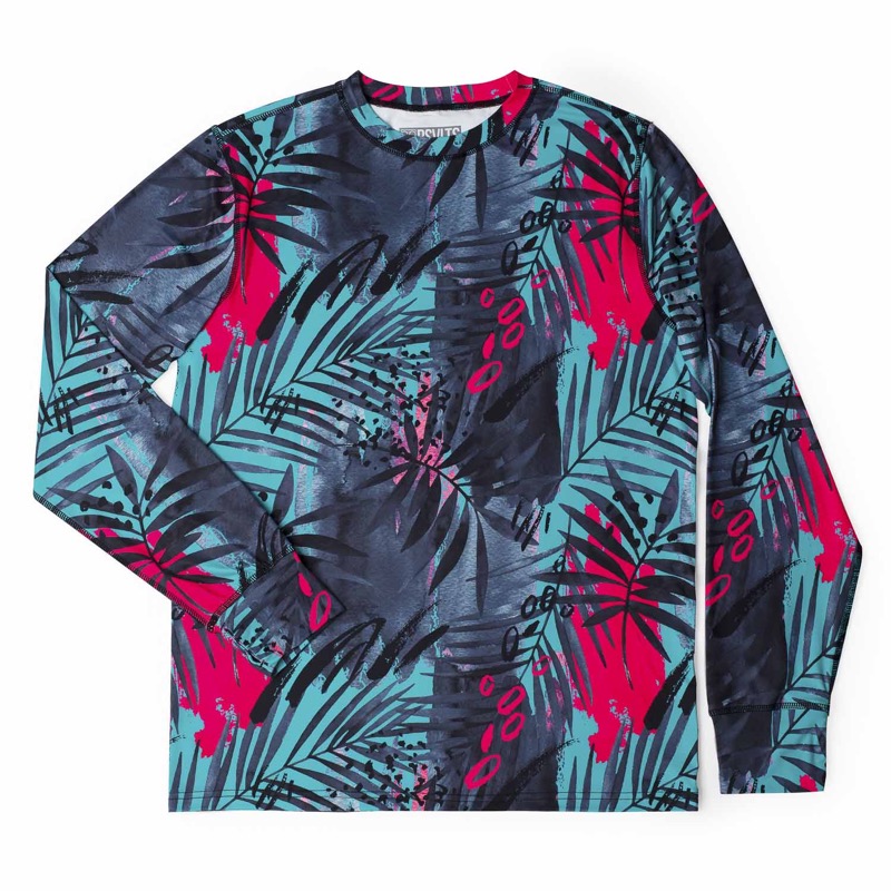 RSVLTS La Croy – Miami Crewneck Tee in Black — front view