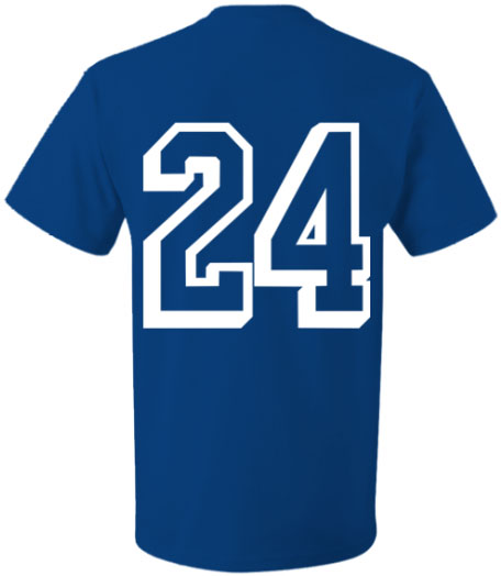 RSVLTS Keep Calm and Cally On Crewneck Tee in Blue — detail 3
