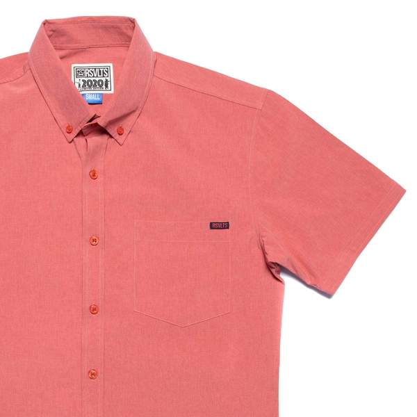 RSVLTS Solid Heather KUNUFLEX Short Sleeve Shirt — detail 13