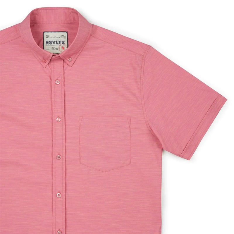 RSVLTS Solid Heather KUNUFLEX Short Sleeve Shirt — detail 17