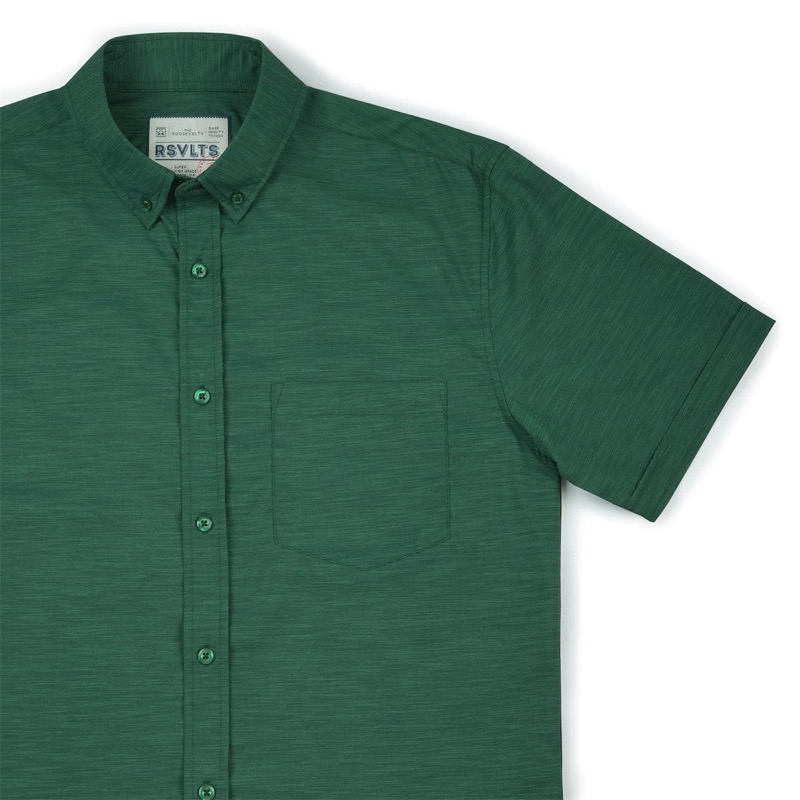 RSVLTS Solid Heather KUNUFLEX Short Sleeve Shirt — detail 18