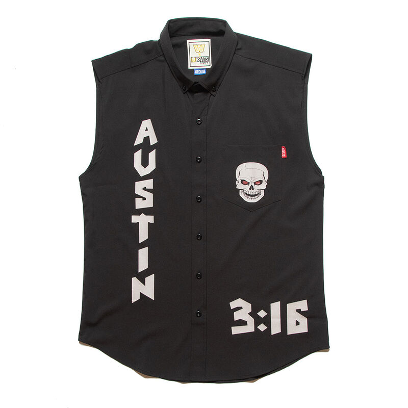 RSVLTS Stone Cold 3:16 KUNUFLEX Short Sleeve Shirt in Black — detail 2