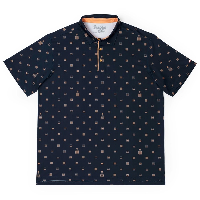 RSVLTS Tumblers All-Day Polo in Blue — front view