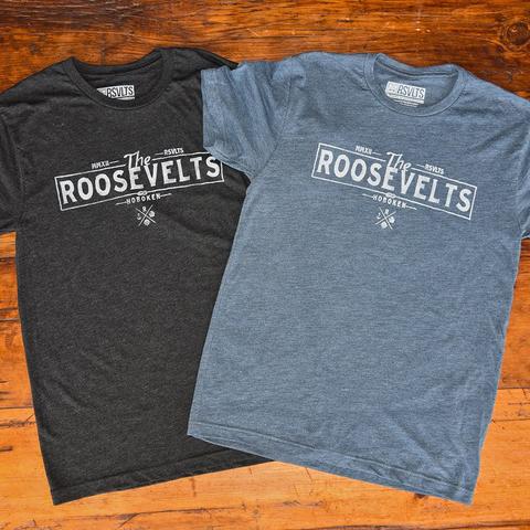 RSVLTS Roosevelts Clipper Crewneck Tee in Black — detail 2