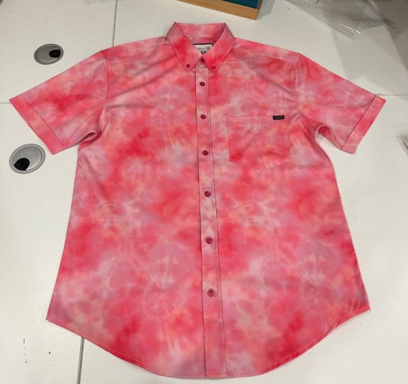 RSVLTS RSVLTS Ladies Meetup shirt KUNUFLEX Short Sleeve Shirt in Red — front view