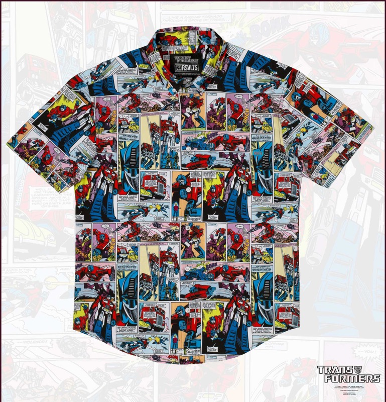 RSVLTS Prime Time KUNUFLEX Short Sleeve Shirt in Multicolor — front view