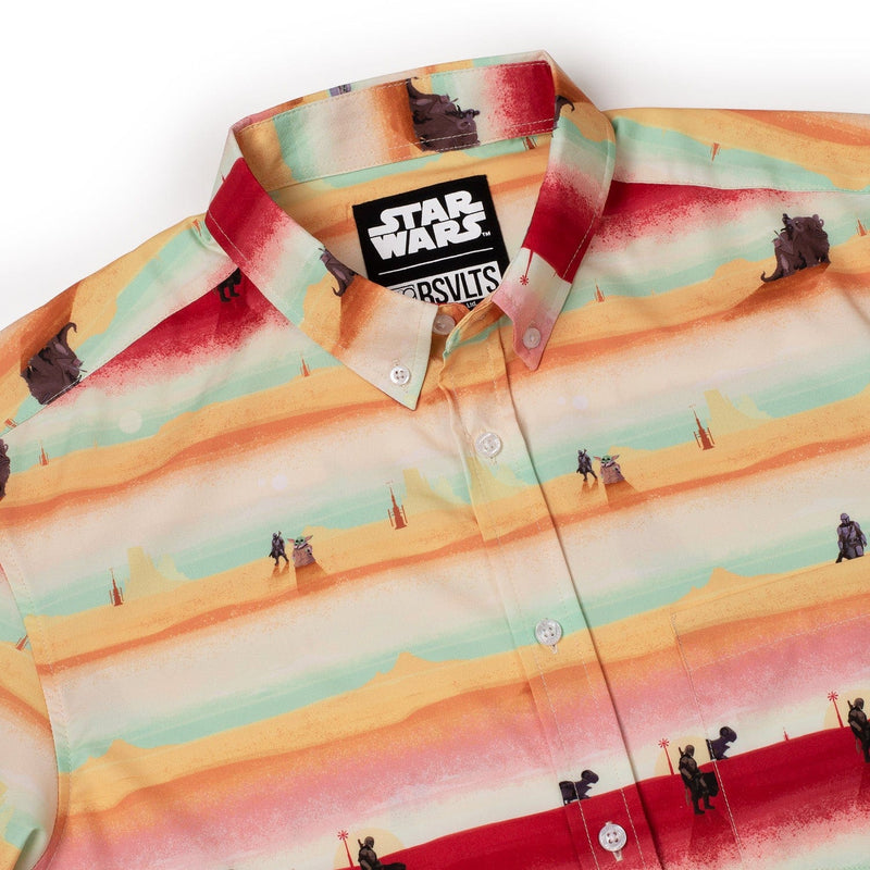 RSVLTS Layers KUNUFLEX Short Sleeve Shirt in Multicolor — detail 6
