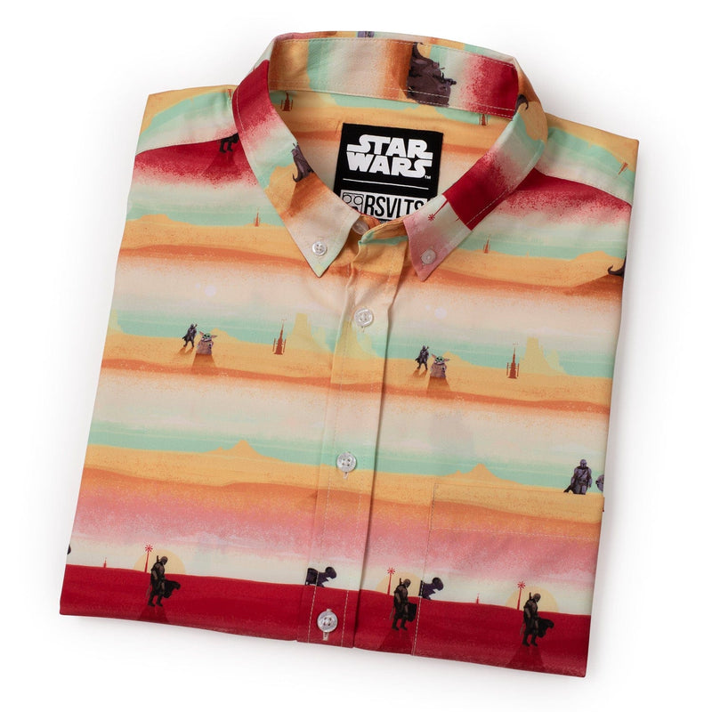 RSVLTS Layers KUNUFLEX Short Sleeve Shirt in Multicolor — detail 9