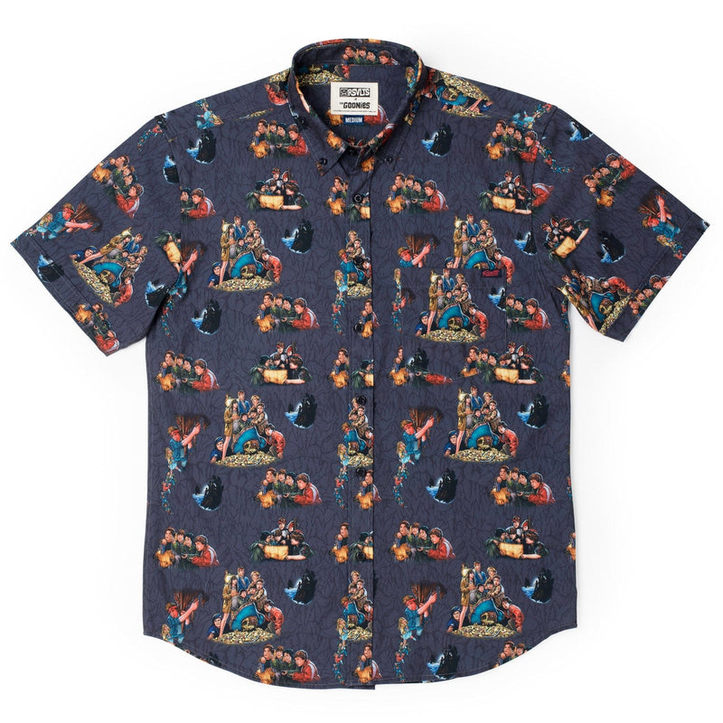 RSVLTS Montage KUNUFLEX Short Sleeve Shirt in Gray — detail 2