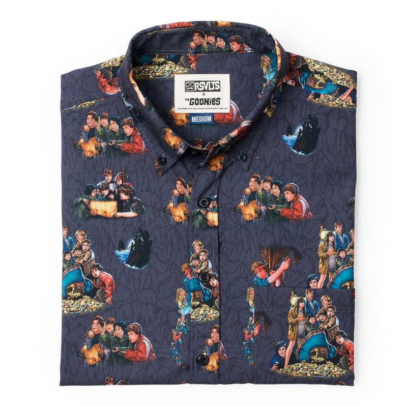 RSVLTS Montage KUNUFLEX Short Sleeve Shirt in Gray — detail 7