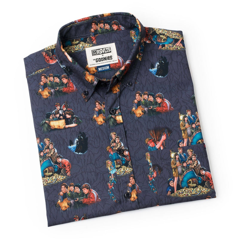 RSVLTS Montage KUNUFLEX Short Sleeve Shirt in Gray — detail 8