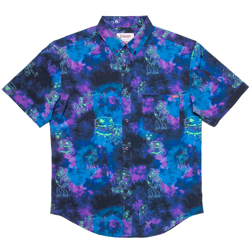 RSVLTS Zoinks!!! KUNUFLEX Short Sleeve Shirt in Blue — detail 2