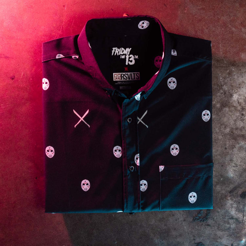 RSVLTS Greetings from Crystal Lake KUNUFLEX Short Sleeve Shirt — detail 4