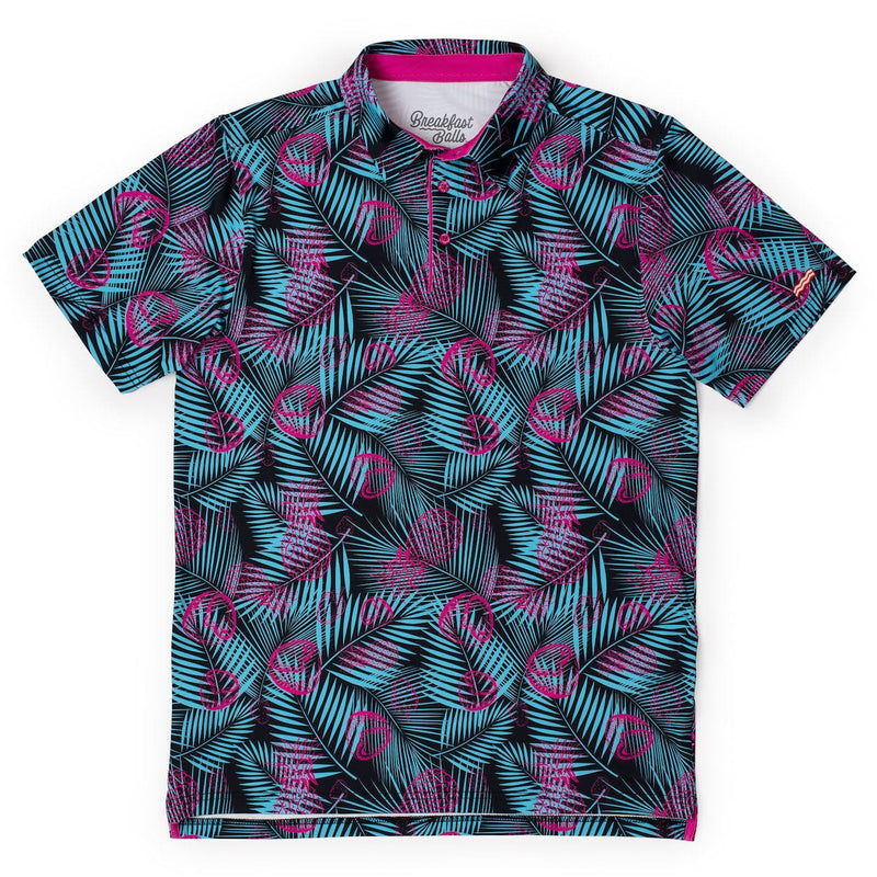 RSVLTS Miami Vice All-Day Polo in Black — detail 2