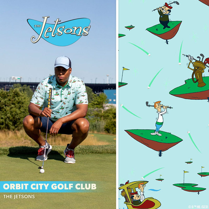 RSVLTS Orbit City Golf Club All-Day Polo in Green — detail 2