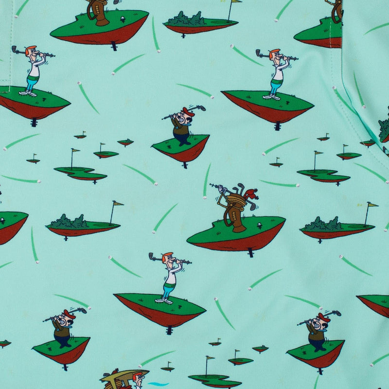 RSVLTS Orbit City Golf Club All-Day Polo in Green — detail 3