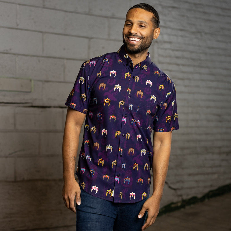 RSVLTS I Am The Ultimate Warrior KUNUFLEX Short Sleeve Shirt in Black — detail 3