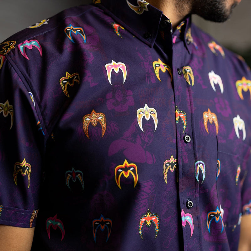 RSVLTS I Am The Ultimate Warrior KUNUFLEX Short Sleeve Shirt in Black — detail 4