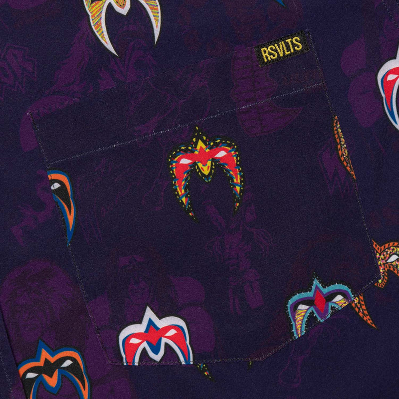 RSVLTS I Am The Ultimate Warrior KUNUFLEX Short Sleeve Shirt in Black — detail 6