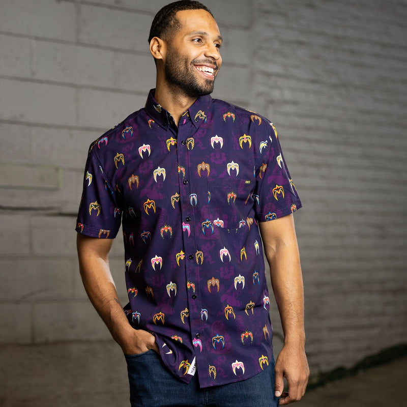 RSVLTS I Am The Ultimate Warrior KUNUFLEX Short Sleeve Shirt in Black — detail 8