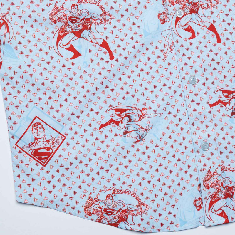 RSVLTS Beyond the Cape KUNUFLEX Short Sleeve Shirt in Blue — detail 8
