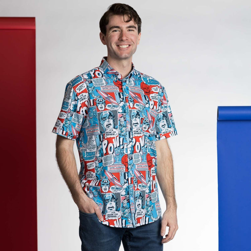 RSVLTS The First Avenger KUNUFLEX Short Sleeve Shirt — detail 5