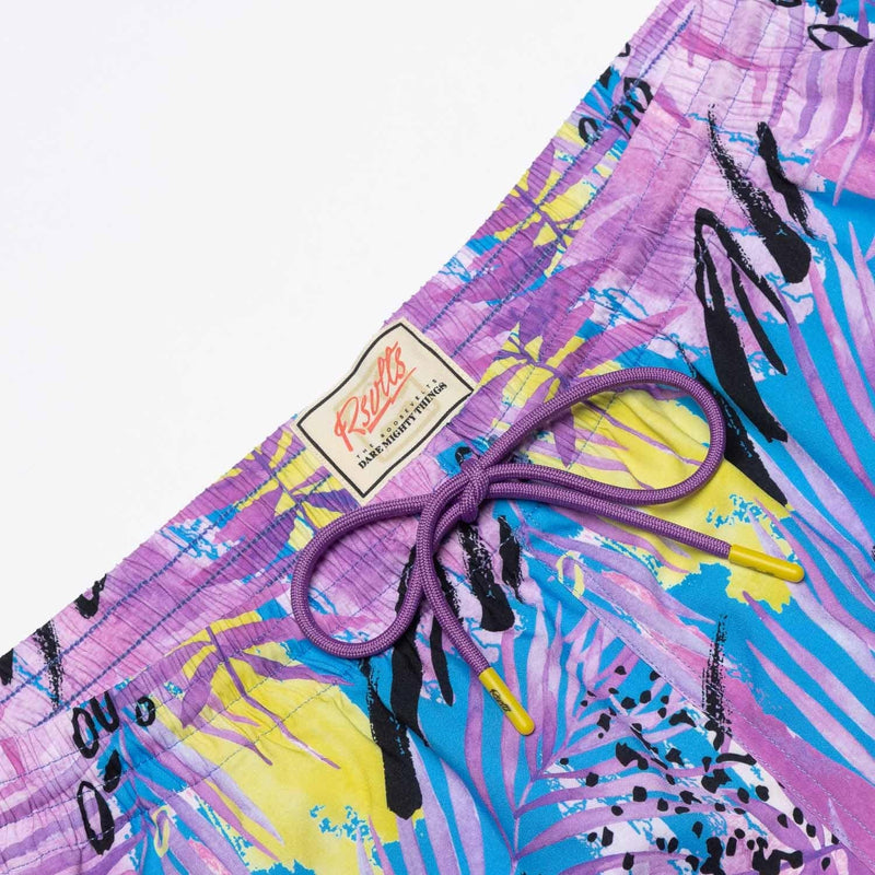 RSVLTS Plum Lake Hybrid Shorts in Purple — detail 2