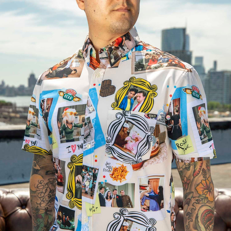 RSVLTS The One with the Memories KUNUFLEX Short Sleeve Shirt in Multicolor — detail 4