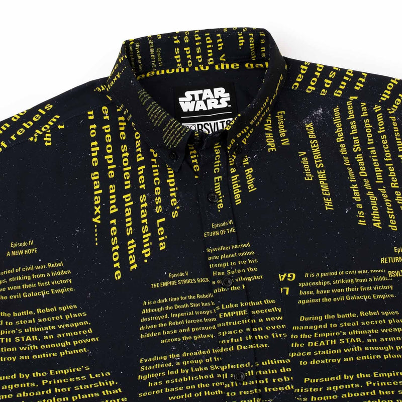 RSVLTS The Crawl KUNUFLEX Short Sleeve Shirt in Black — detail 4