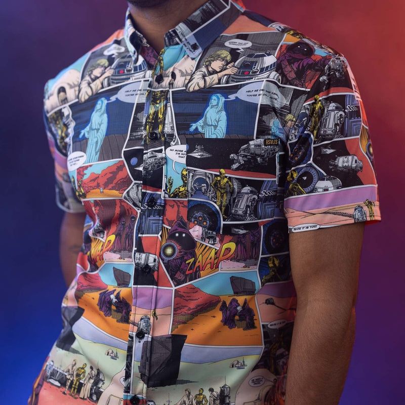 RSVLTS A Droid Story KUNUFLEX Short Sleeve Shirt in Multicolor — detail 2